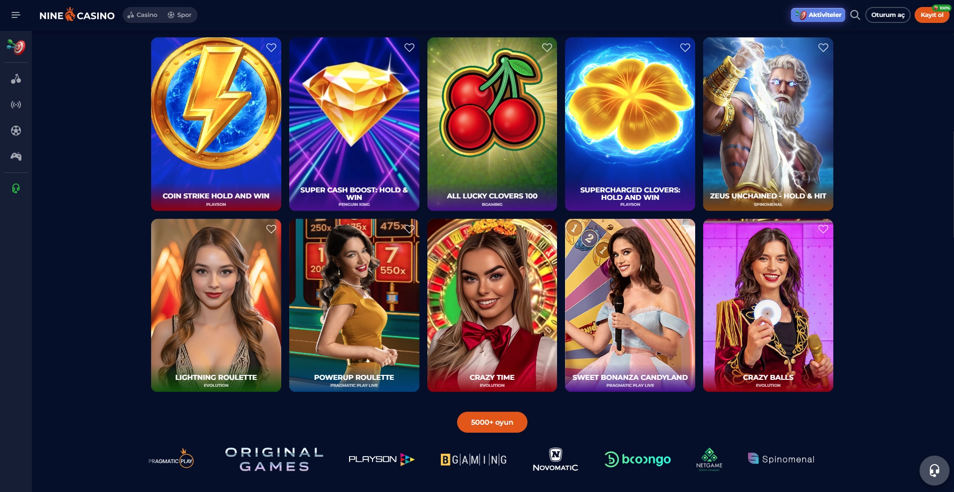 Casino sitelerinde şansını dene